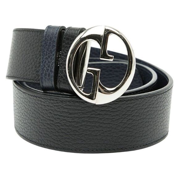Gucci Other - Gucci Belt 85 34 449715 Black Leather Men's Gucci